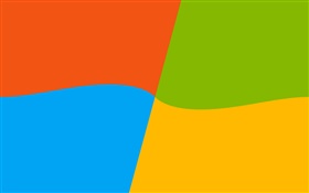 Microsoft Windows 9 logo, quatre couleurs