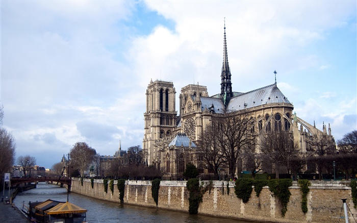 Notre-Dame, France Fonds d'écran, image