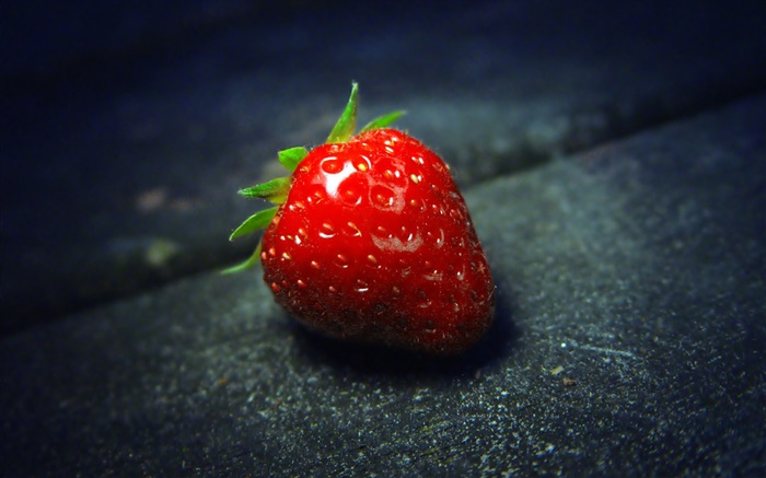 Un rouge fraîche fraises macro Fonds d'écran, image
