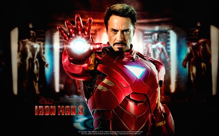 Robert Downey Jr. dans Iron Man 3 Fonds d'écran, image