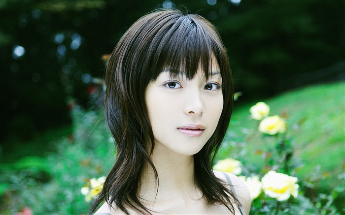 Saki Aibu, fille japonaise 01 Fonds d'écran, image