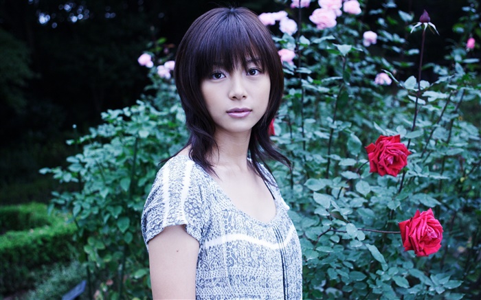 Saki Aibu, fille japonaise 02 Fonds d'écran, image
