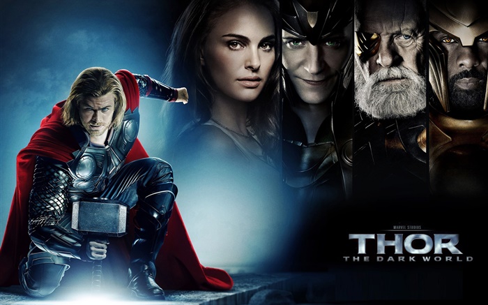 Thor 2: Le Monde des Ténèbres, affiche du film Fonds d'écran, image