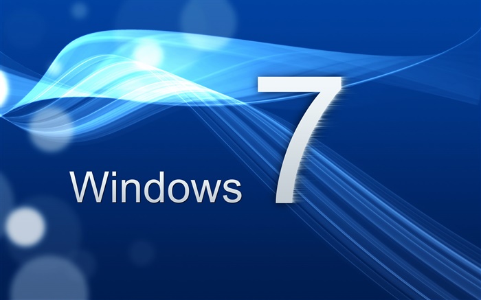 Windows 7, la courbe bleue Fonds d'écran, image