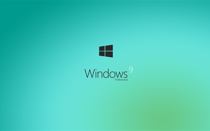 9 de Windows, professionnel, bleu clair Fonds d'écran, image