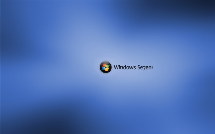 Windows Seven, reflets bleu Fonds d'écran, image