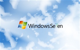 Windows Seven, ciel et les nuages HD Fonds d'écran