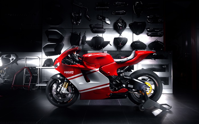 Moto rouge Ducati Fonds d'écran, image