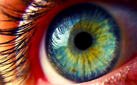 Yeux close-up, cils