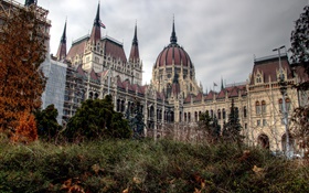 Budapest, Hongrie, ville, parlement, bâtiments HD Fonds d'écran