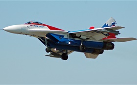 MiG-29 avion de chasse dans le ciel HD Fonds d'écran