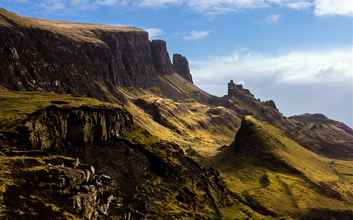Slope, montagne, île de Skye, en Écosse, Royaume-Uni Fonds d'écran, image