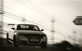 Vitesse de la voiture Audi HD Fonds d'écran
