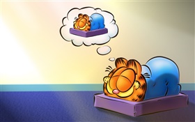 Garfield sommeil, anime