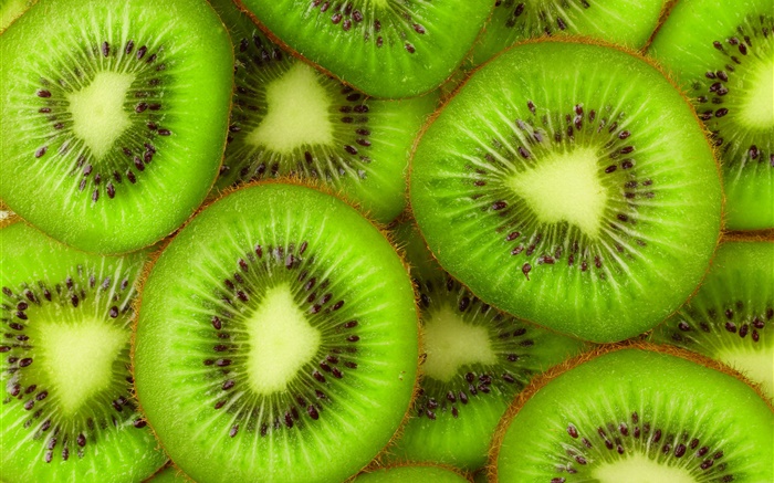 Tranche de kiwi, fruits frais Fonds d'écran, image