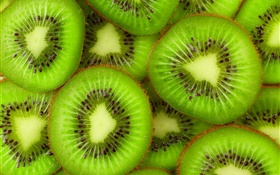 Tranche de kiwi, fruits frais HD Fonds d'écran