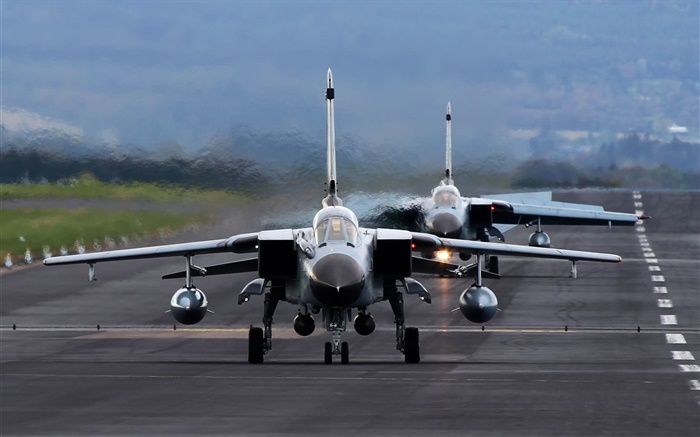 Panavia Tornado chasse, de bombardement, de l'aéroport Fonds d'écran, image