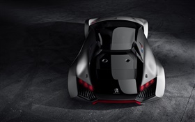Peugeot Vision Gran Turismo vue arrière concept de supercar