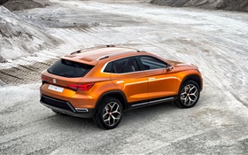 2015 Seat 20V20 concept car SUV orange HD Fonds d'écran