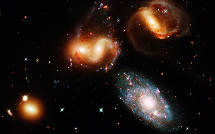 Hubble, univers, étoiles, galaxie, l'espace Fonds d'écran, image