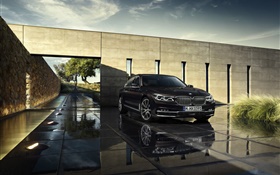 2015 BMW 750Li xDrive G12 vue avant de la voiture HD Fonds d'écran