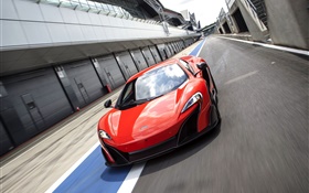 supercar rouge 2015 McLaren 675LT US-spec HD Fonds d'écran
