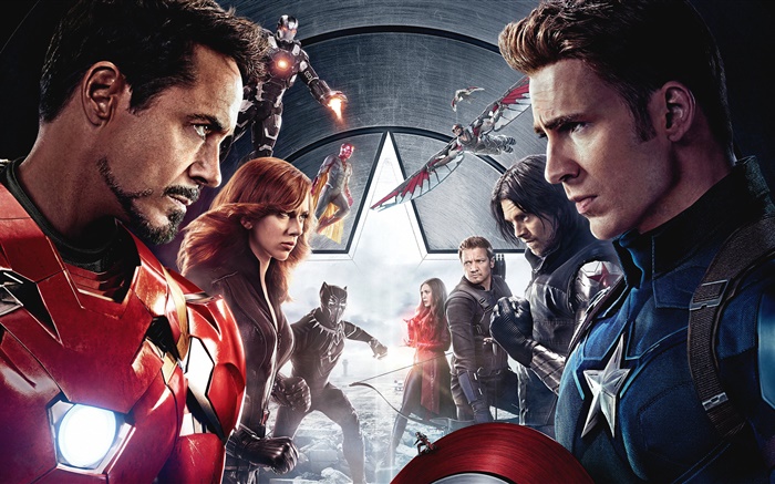 2016 Captain America: Civil War Fonds d'écran, image