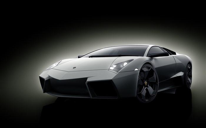 Lamborghini Reventon supercar, fond noir Fonds d'écran, image