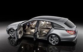 Mercedes-Benz concept de voiture, les portes ouverte