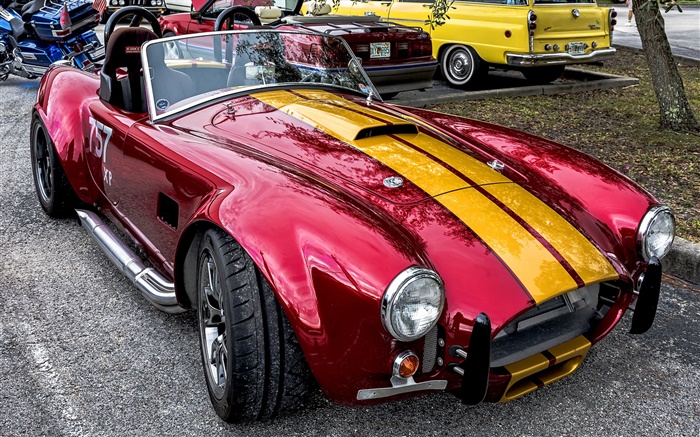 Cobra voiture classique vue de face Fonds d'écran, image