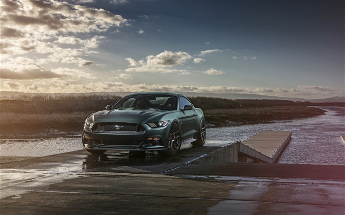 Ford Mustang 2015 GT vue supercar avant Fonds d'écran, image