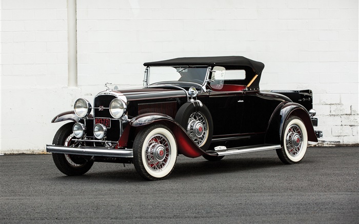 1931 Buick Series 90 Roadster, couleur noire Fonds d'écran, image