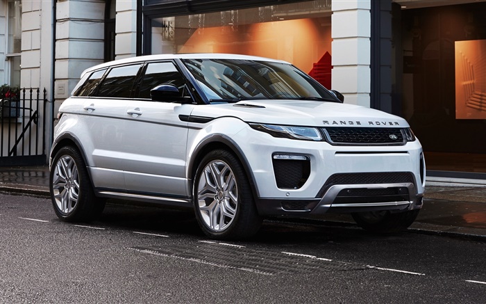 2015 Land Rover, Range Rover SUV blanc Fonds d'écran, image