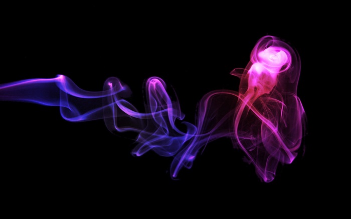 Résumé de la fumée, le violet et le bleu Fonds d'écran, image