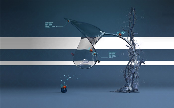 Abstract tree, coccinelles, conception créative Fonds d'écran, image