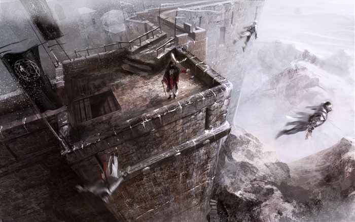 Assassin 's Creed, sauter le château Fonds d'écran, image