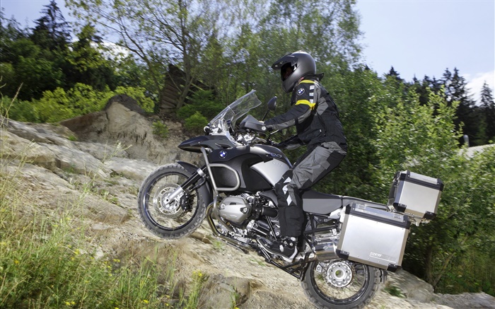 BMW moto, courir sur les pistes Fonds d'écran, image