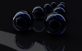 boules noires 3D