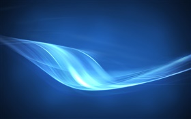 courbe de lumière bleue, images abstraites HD Fonds d'écran
