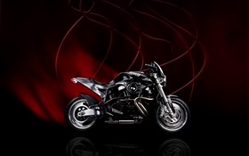 Buell moto, rouge fond noir HD Fonds d'écran