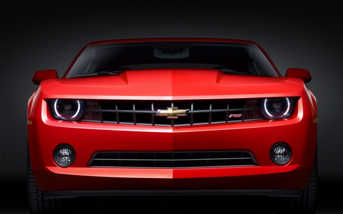Chevrolet RS voiture rouge devant vue Fonds d'écran, image