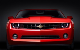 Chevrolet RS voiture rouge devant vue HD Fonds d'écran