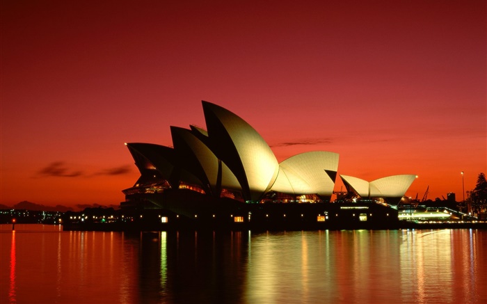 nuit City, Sydney, Australie Fonds d'écran, image