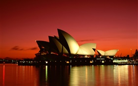 nuit City, Sydney, Australie HD Fonds d'écran