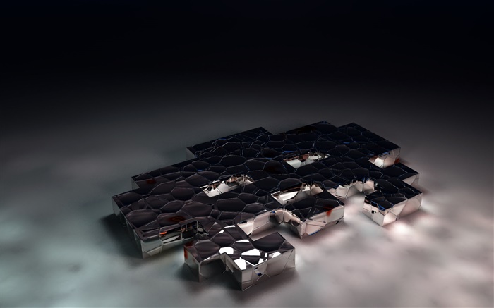 Maison Cube, Image 3D Fonds d'écran, image
