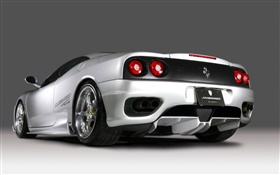 Ferrari F430 vue supercar arrière HD Fonds d'écran