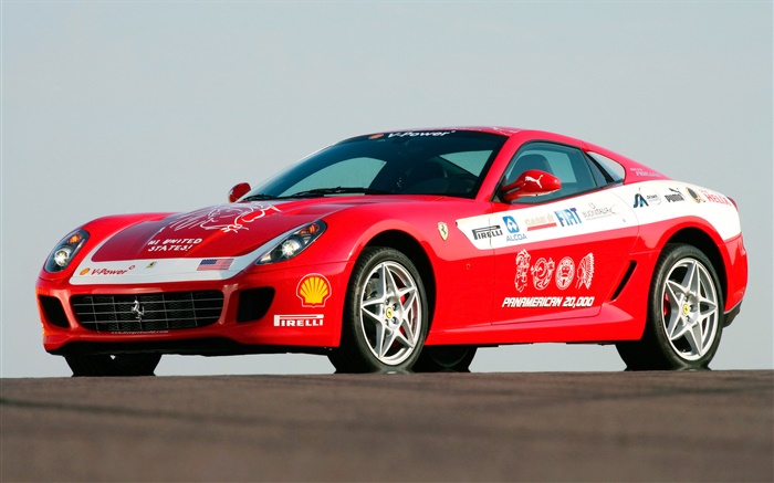 Ferrari voiture de course close-up Fonds d'écran, image
