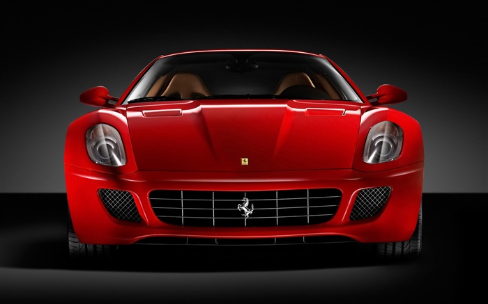 Ferrari voiture rouge devant vue Fonds d'écran, image