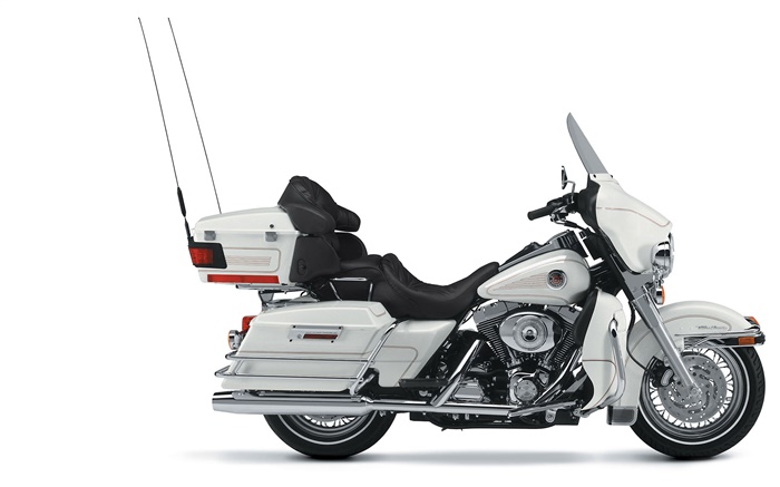 Harley-Davidson blanc Fonds d'écran, image