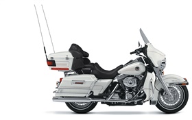 Harley-Davidson blanc HD Fonds d'écran